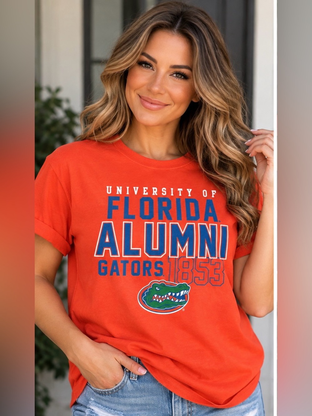 Gildan Ultra Cotton University of Florida Alumni Gators Graphic T-Shirt - Large